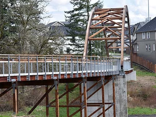 Arch Bridge | Vehicular Timber Bridge