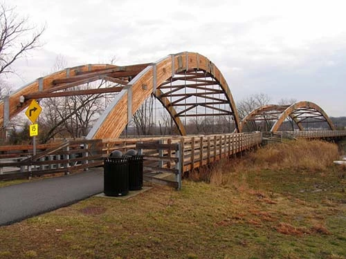 Tied-Arch Bridge | Vehicular Timber Bridge