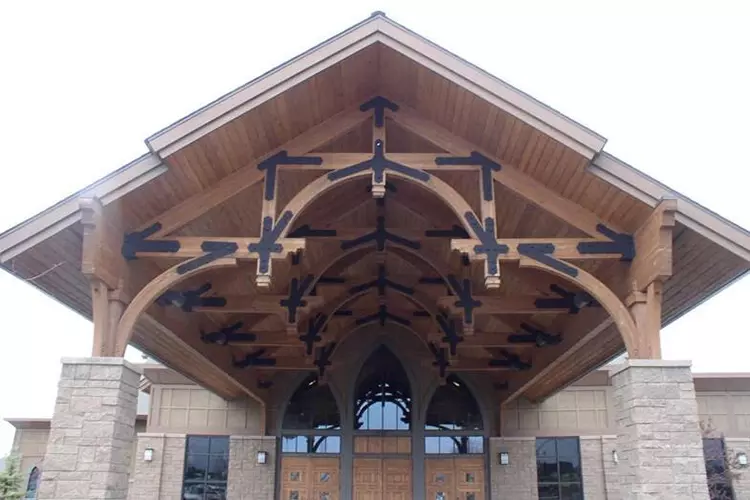 saint thomas catholic church | Glulam project by Western Wood Structures