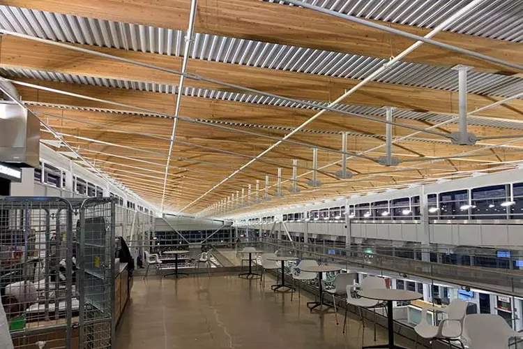 View fullsizeSea-Tac Concourse D - Seattle, WA Sea-Tac Concourse in Seattle, Washington | Western Wood Structures