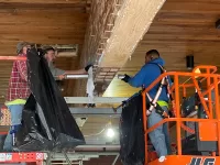 Shear dowels in failed glulam